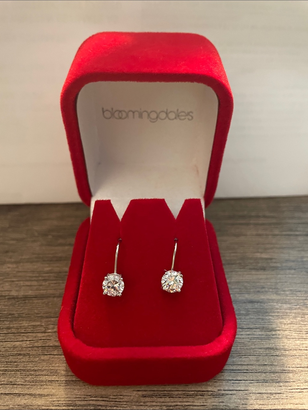 Bloomingdale’s cubic zirconia earrings